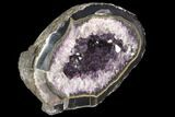 Purple Amethyst Geode - Uruguay #87450-2